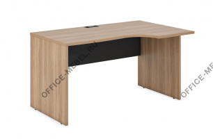 Стол криволинейный 1,2м. П/Л на ДСП опорах EVL167DX на Office-mebel.ru