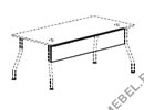 Фронтальная экран-плита (к столам с изогнутыми металлическими ногами) Fansy F0012 на Office-mebel.ru