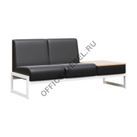 Диван двухместный со столиком универсальный Л/П/Ц MD.D2-ST2 на Office-mebel.ru