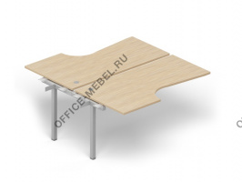 Стол BENCH на 2 рабочих места PB2TP1612 на Office-mebel.ru