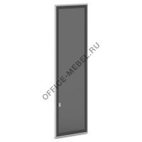 Дверь стеклянная тонированная в алюминиевом профиле V-025л/п на Office-mebel.ru