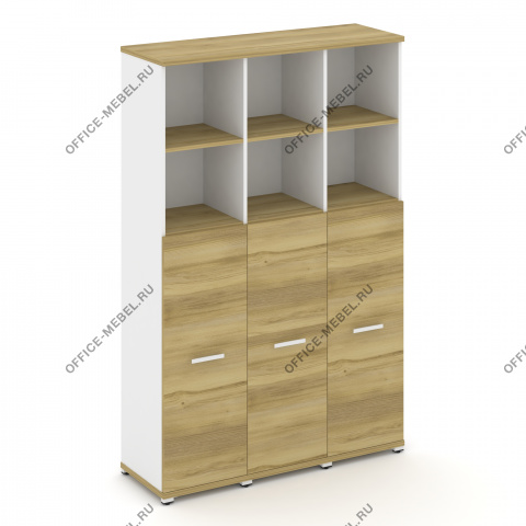 Шкаф три узкие секции, 5 ниш (3 фасада ЛДСП, 3 ниши ) CN.STU-534 A на Office-mebel.ru