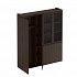 Шкаф комбинированный (для одежды + со стеклом) МК 359 на Office-mebel.ru 1