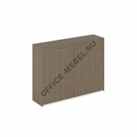Шкаф для документов средний закрытый 4-дверный ПМ 324 ЭА на Office-mebel.ru