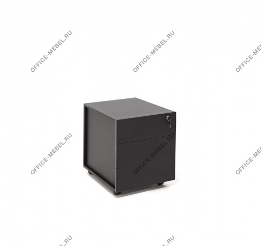UNIO Тумба подкатная 103 101 black на Office-mebel.ru