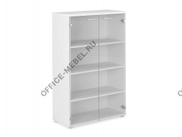 Шкаф средний со стеклом CLF526.H на Office-mebel.ru