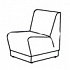 Мягкая мебель для офиса Прямой одноместный модуль 1 на Office-mebel.ru 1