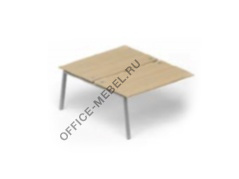 Рабочий стол «Bench» с креплением к тумбе с врезным блоком LVRА13.1416-2 на Office-mebel.ru