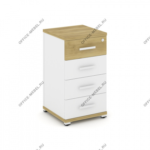 Тумба опорная/приставная 4 ящика. CN.TUO-002 на Office-mebel.ru
