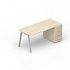 Стол с приставной тумбой 4 ящика ARTPS148N072 на Office-mebel.ru 1