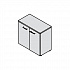 Шкаф низкий 72H004 на Office-mebel.ru 1