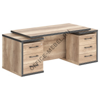 Стол руководителя на опорных тумбах TDT 197 на Office-mebel.ru
