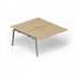 Приставной стол «Bench» с врезным блоком LVRА12.1616-2 на Office-mebel.ru 1