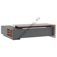 Стол письменный на опорной креденции DLI37210332 П/Л на Office-mebel.ru