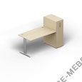 Стол с приставным шкафом Tower (меламиновый аутлет) EDTPM148T112 на Office-mebel.ru