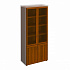 Шкаф книжный со стеклянными дверьми в рамке МТ 379  на Office-mebel.ru 1