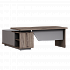 Стол руководителя с опорной тумбой	B-119 Л/П			 на Office-mebel.ru 1