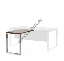 EXE Приставка L.100x60 хром 101 401 WAL 07 на Office-mebel.ru