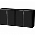 Шкаф низкий ELCRE027 BLACK на Office-mebel.ru 1