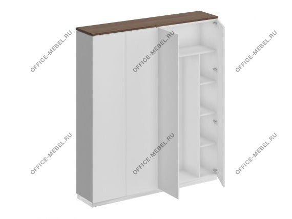 Шкаф комбинированный (закрытый - одежда с дополнением) СИ 311 на Office-mebel.ru