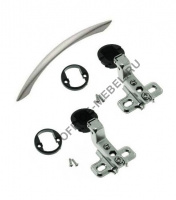 Фурнитура к 1 стеклу (14.0 и 80.0) ЭВ на Office-mebel.ru