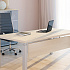 Стол на опорной тумбе 3 ящика (левый) BL200T3G на Office-mebel.ru 3