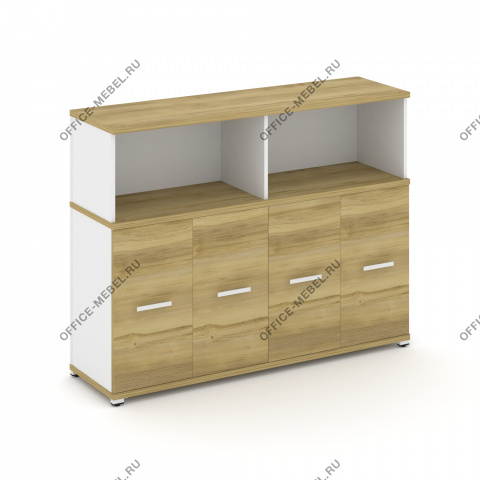 Распашной шкаф опорный/приставной с надставкой  низкой CN.SOPR-007 A/B/W на Office-mebel.ru