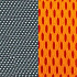 Топ - ткань TW / сетка серая/ткань оранжевая