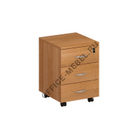 Тумба выкатная 3-ящичная с замком ФР210 на Office-mebel.ru