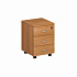 Тумба выкатная 3-ящичная с замком ФР210 на Office-mebel.ru 1
