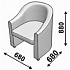 Мягкая мебель для офиса Кресло Раут 1 на Office-mebel.ru 1