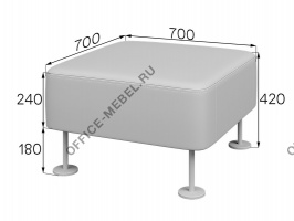 Пуф 90* СМ-П90˚ на Office-mebel.ru