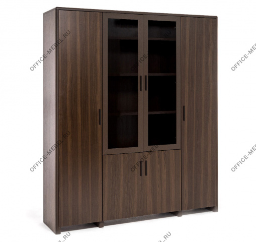 LEGNO Шкаф д/бумаг+ гардероб ОРЕХ 102 703 WA на Office-mebel.ru