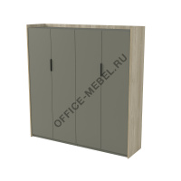 ШКАФ ВЫСОКИЙ, КОМБИНИРОВАННЫЙ, ДВУСОСТАВНЫЙ 15ШДC.1808			 на Office-mebel.ru