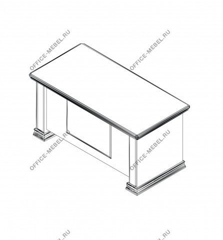 Стол руководителя PRT200 на Office-mebel.ru