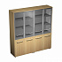 Шкаф для документов со стеклянными дверьми (стенка из 2 шкафов) МЕ 360 на Office-mebel.ru 1