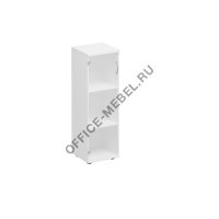 Шкаф для документов средний узкий с прозрачным стеклом К358 на Office-mebel.ru