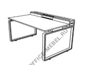 Стол с возможностью электрификации P189 на Office-mebel.ru