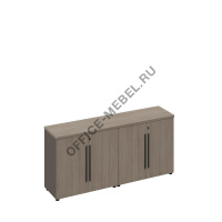 Шкаф для документов низкий закрытый (стенка из 2 шкафов) РС 302  на Office-mebel.ru