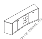 Греденция PVFALC4 на Office-mebel.ru