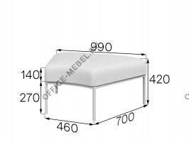 Пуф 45* A45p на Office-mebel.ru