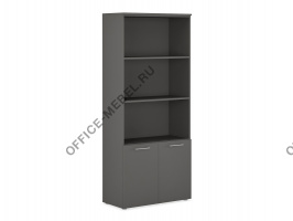 Двойной стеллаж с малыми дверьми JNO939.ANT на Office-mebel.ru