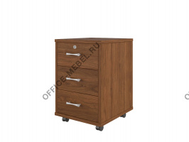 Тумба подкатная с 3 ящиками TRD296303 на Office-mebel.ru