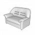 Мягкая мебель для офиса Диван двухместный P2 на Office-mebel.ru 1