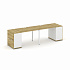 Рабочая станция с опорными распашными шкафами CN.ORS-217 A/B/W на Office-mebel.ru 1