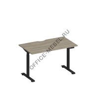 Стол письменный на электроприводе с вырезом А2 БГ 002.2 БП на Office-mebel.ru