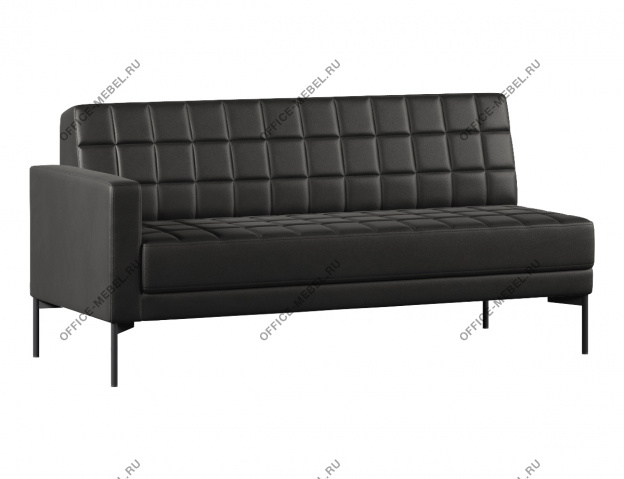 Мягкая мебель для офиса Секция с подлокотником трехместная п\л CHAIRMAN ЭЛИФ на Office-mebel.ru