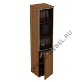 Шкаф для документов узкий со стеклянной дверью в рамке правый 791 на Office-mebel.ru