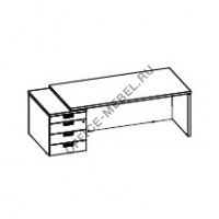 Стол CaFTP2088(L/R) на Office-mebel.ru