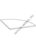 Сектор угловой 04963 на Office-mebel.ru